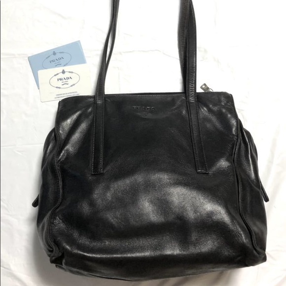 1996 Prada Leather Bag - Picture 1 of 6
